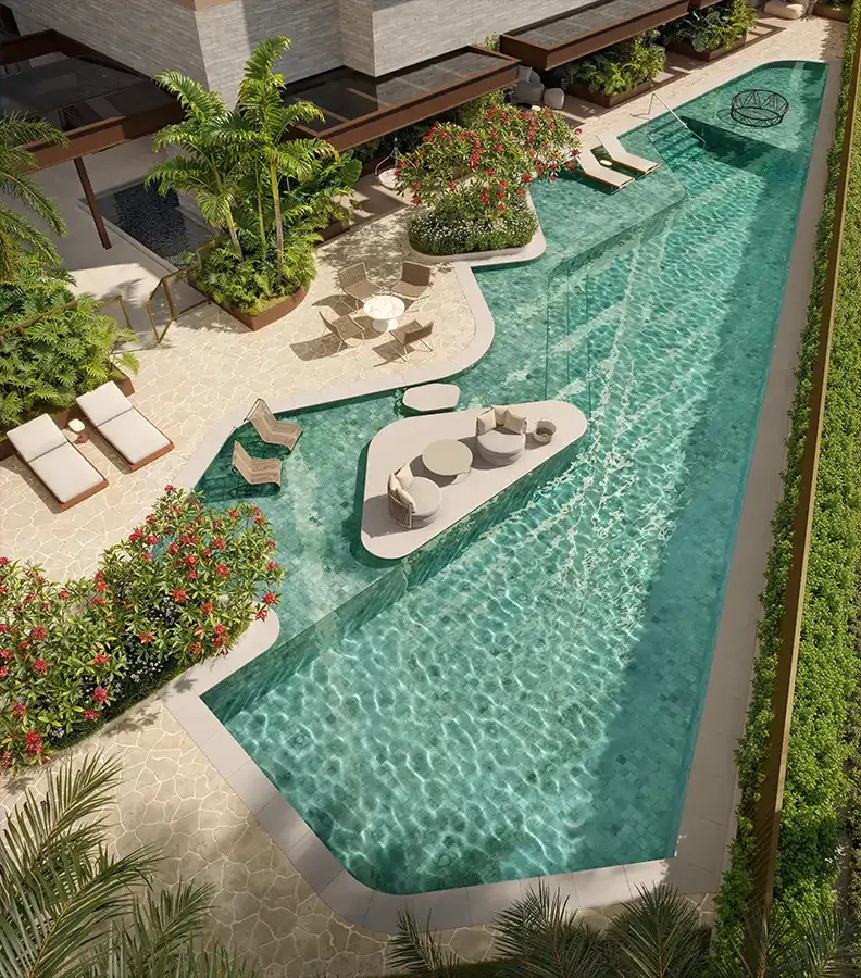 Voo piscina
